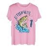 1 Jahr alt Angeln Geburtstag 1. Barsch Fisch Kinder Kleinkind T-Shirt