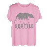 Seattle Washington Bear Grizzly Pride im Freien, Vintage-Stil T-Shirt