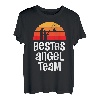 Bestes Angel Team für Angler Papa und Sohn Partnerlook T-Shirt
