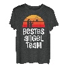 Bestes Angel Team für Angler Papa und Sohn Partnerlook T-Shirt