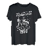 Fishing Fisherman 1950 70. Geburtstag T-Shirt