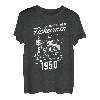 Fishing Fisherman 1950 70. Geburtstag T-Shirt
