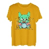Einzigartiges Oktopus-T-Shirt mit bunten niedlichen Oktopus-Trommeln T-Shirt