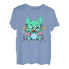 Einzigartiges Oktopus-T-Shirt mit bunten niedlichen Oktopus-Trommeln T-Shirt