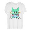 Einzigartiges Oktopus-T-Shirt mit bunten niedlichen Oktopus-Trommeln T-Shirt