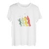 Sports Mom & Dad Silhouette - Vintage-Angeln T-Shirt