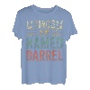 Kings Are Named Darrel Shirt Lustiger personalisierter Name T-Shirt