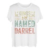 Kings Are Named Darrel Shirt Lustiger personalisierter Name T-Shirt