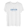 BWCA Minnesota Kanu T-Shirt - Med. Blue Logo, klassische Passform T-Shirt