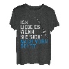 Ich liebe es wenn Sie sich nach vorne beugt Angeln Angler T-Shirt