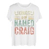 Lustiger personalisierter Name Shirt Kings Are Named Craig T-Shirt