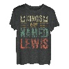 Lustiges personalisiertes Namensshirt Kings Are Named Lewis T-Shirt