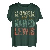 Lustiges personalisiertes Namensshirt Kings Are Named Lewis T-Shirt