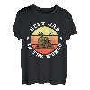 Vater Angler Kinder Vatertag Sohn Töchter Papa Angeln T-Shirt