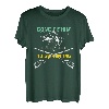 Herren Father's Day Gone Angelrute Jagd Jagd T-Shirt