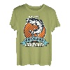 Geborener Mann Zu Fischen Gezwungen Zu Arbeiten Fischer Geschenk T-Shirt
