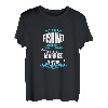 Damen Ehemann Ehefrau Angeln Design für eine Fischerfrau T-Shirt