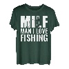 Fishing Lustiges Angler Angeln T-Shirt