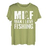Fishing Lustiges Angler Angeln T-Shirt