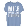 Fishing Lustiges Angler Angeln T-Shirt