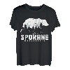 Spokane Washington Bear Grizzly Pride Outdoor Vintage PNW T-Shirt
