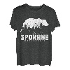 Spokane Washington Bear Grizzly Pride Outdoor Vintage PNW T-Shirt