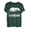 Spokane Washington Bear Grizzly Pride Outdoor Vintage PNW T-Shirt