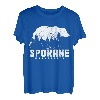 Spokane Washington Bear Grizzly Pride Outdoor Vintage PNW T-Shirt