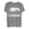Spokane Washington Bear Grizzly Pride Outdoor Vintage PNW T-Shirt