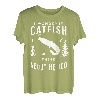 Ich frage mich, ob Wels zu lustig an mich denken, Angeln T-Shirt