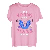 Ich bin ein Flip Flops- und Angelmädchen T-Shirt