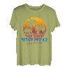 Vintage Manhattan Beach California Palm Sunset CA Retro T-Shirt