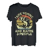 Kinder I Like Fishing & Maybe 3 Personen Barschfisch Jugendliche Junge Kleinkind T-Shirt