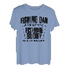 Funny Dad And Baby Matching Vatertag Angeln T-Shirt