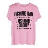 Funny Dad And Baby Matching Vatertag Angeln T-Shirt
