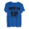 Funny Dad And Baby Matching Vatertag Angeln T-Shirt