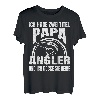 Herren Ich habe zwei Titel Papa und Angler und ich rocke sie beide T-Shirt