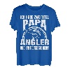 Herren Ich habe zwei Titel Papa und Angler und ich rocke sie beide T-Shirt