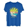 Sapelo Island Retro Sonnenuntergang & Strandurlaub T-Shirt