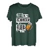 Bitte nicht schubsen, ich habe Bier in der Hand - lustig T-Shirt