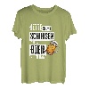 Bitte nicht schubsen, ich habe Bier in der Hand - lustig T-Shirt