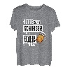 Bitte nicht schubsen, ich habe Bier in der Hand - lustig T-Shirt