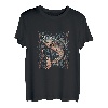 Fisherman Angelrute mit Lachs T-Shirt
