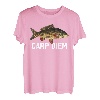 Funny Carp Fish Pun Angeln Witz Angler Humor Karpfen Diem T-Shirt