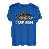 Funny Carp Fish Pun Angeln Witz Angler Humor Karpfen Diem T-Shirt