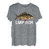 Funny Carp Fish Pun Angeln Witz Angler Humor Karpfen Diem T-Shirt