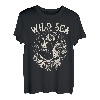 Wild Sea Meerjungfrau Boot Schiffsanker T-Shirt