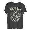 Wild Sea Meerjungfrau Boot Schiffsanker T-Shirt