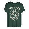 Wild Sea Meerjungfrau Boot Schiffsanker T-Shirt