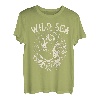 Wild Sea Meerjungfrau Boot Schiffsanker T-Shirt